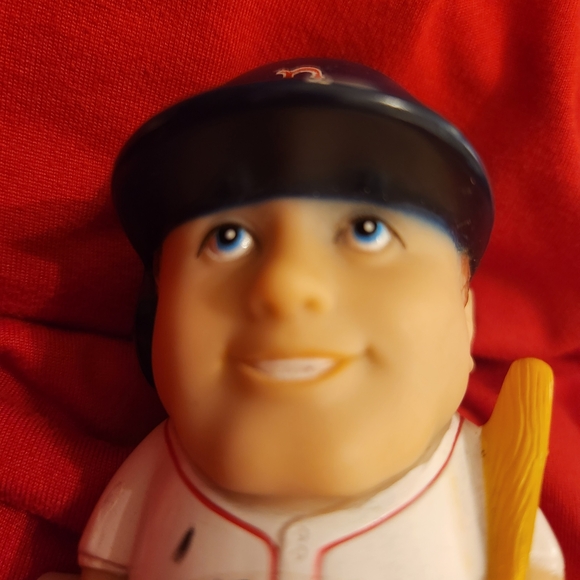 MLB Red Sox Action Figure with White and Blue Uniform